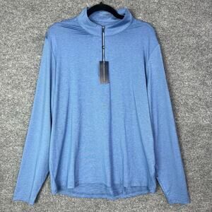 NWT Holderness & Bourne The Bell Pullover Men's L 1/4 Zip Performance Golf Shirt